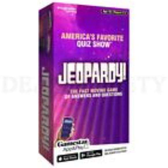 Jeopardy! Gamestar Card Game Play America’s favorite quiz show🆕SHIPS📦🏃 💨⚡🚚 - Picture 1 of 15